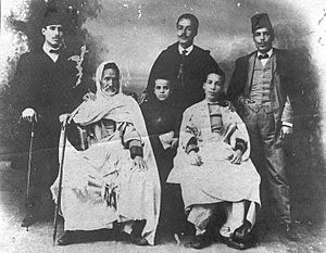 Ali Bourguiba and his sons
