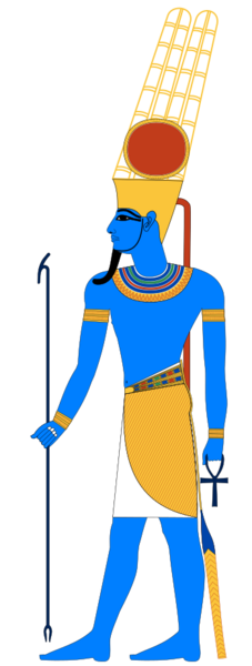 Amun-Ra post Amarna (azure skin color)