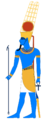Amun-Ra post Amarna (azure skin color)