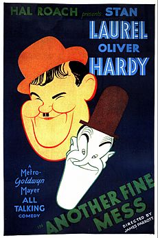 Another fine mess 1930 poster