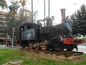 Antigua locomotora Alcoy-Gandia