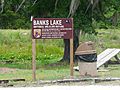 Banks Lake NWR sign