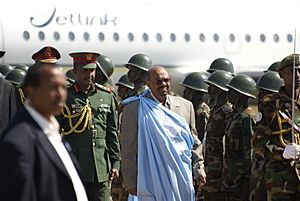 Bashir arrives - Flickr - Al Jazeera English