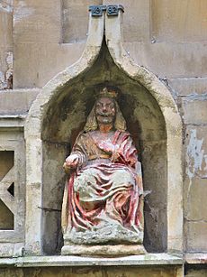 Bladud Statue at Roman Baths, Bath
