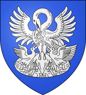 Blason ville fr La Chaussée-Tirancourt (Somme)