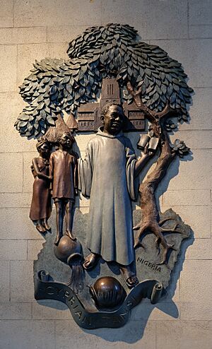 Blessed Cyprian Michael Iwene Tansi by Leicester Thomas