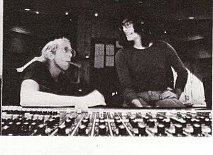 Bob Welch and Jimmy Robinson at the Record Plant in Sausilito CA