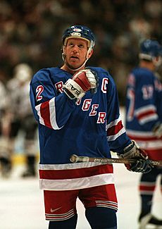 Brian Leetch New York Rangers 1997 Vancouver