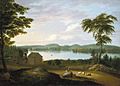 Brooklyn Museum - View of Springfield on the Connecticut River - Alvan Fisher - overall