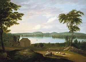 Brooklyn Museum - View of Springfield on the Connecticut River - Alvan Fisher - overall