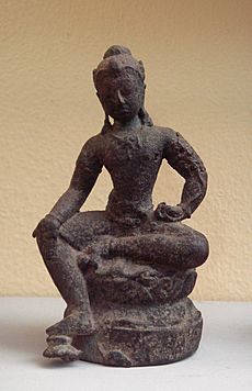 Buddha Manjucri from Goa Raja cave Bali