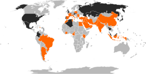 Carrefour world map