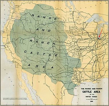 Cattle railroad map