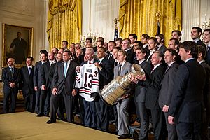 Chicago Blackhawks at White House 2013