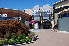 Clackamas Town Center, south central entrance close-up