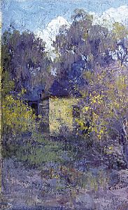 Clara Southern - Landscape with Cottage, 1900