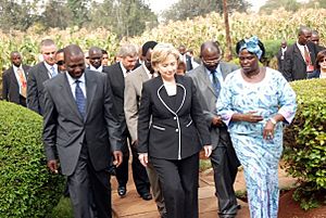 Clinton in Kenya