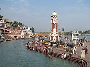 Clock Tower, at Har-ki-Pauri, Haridwar