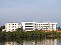 Coast Guard building on the banks of Cooum