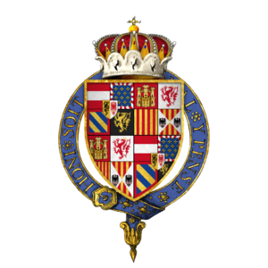 Coat of arms of Ferdinand, Infant of Spain, Archduke of Austria, KG