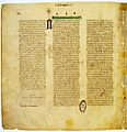Codex Vaticanus B, 2Thess. 3,11-18, Hebr. 1,1-2,2