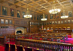 Courtroom of the New York Court of Appeals