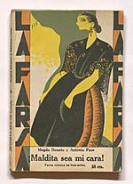 Cover of ¡Maldita sea mi cara! by Magda Donato and Antonio Paso, 1929