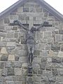 Crucifix outside Our Lady of the Seven Sorrows Church, Dolgellau