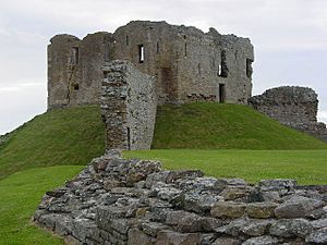 Duffus Castle, from the South-East - geograph.org.uk - 13964