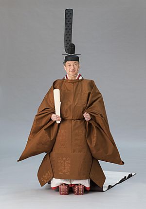 Emperor Naruhito wearing the sokutai.jpg