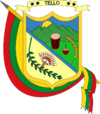 Coat of arms of Tello, Huila