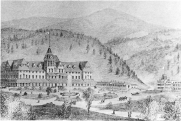 First Montezuma Hot Springs Hotel, 1882, Las Vegas Hot Springs