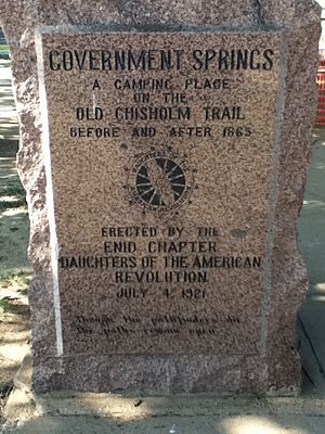 Government Springs Park DAR Monument