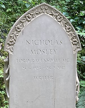 Grave of Nicholas Mosley Lord Ravensdale in Highgate Cemetery