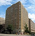 H. B. Burns Memorial Building corner