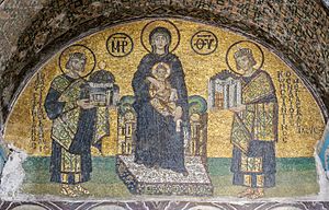 Hagia Sophia Southwestern entrance mosaics 2