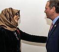 Hatice Cengiz and Adam Schiff
