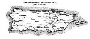 Highways in Puerto Rico by 1898