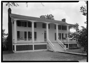 Historic American Buildings Survey, Harry L. Starnes, Photographer June 18, 1936 FRONT ELEVATION. - William L. Callender House, 404 West Guadalupe Street, Victoria, Victoria HABS TEX,235-VIC,2-1