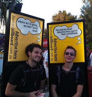 Human Billboard