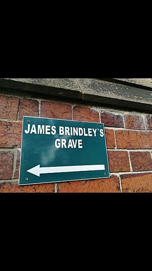 James Brindley Marker, in Newchapel, 2020