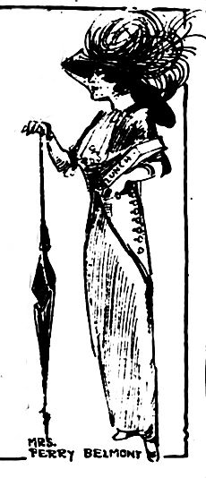 Jessie Ann Robbins (Mrs. Perry Belmont) in 1912 sketch by Marguerite Martyn