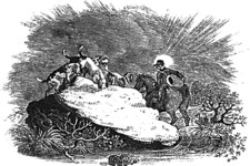 John & Thomas Bewick. Image from The Chase by William Somervile. 1802 01