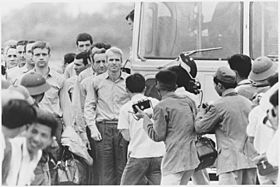 John McCain After Being Released as Prisoner of War