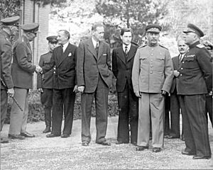 Joseph Stalin & Generals, Tehran Conference