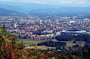 Klagenfurt vom Schrottbauer gesehen 09092008 63