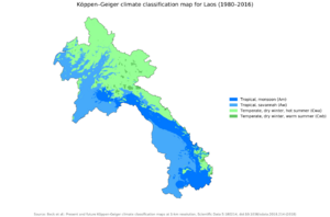 Koppen-Geiger Map LAO present