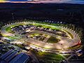 La Crosse Fairgrounds Speedway in the evening