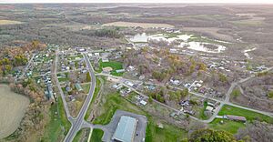 Wis-58 and Wis-33 run concurrently through town