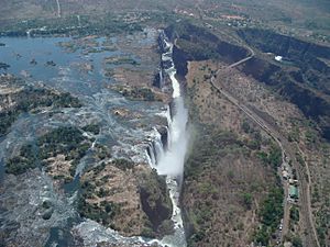 Lascar Victoria falls from a helicopter (4548273362)